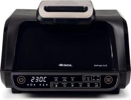 "Ariete 4635 Air Fryer Grill", orinė keptuvė ir grilis, grilio keptuvė, 1700 W, 8 l talpa, gili keptuvė ir grilis, 8 kepimo funkcijos, laikmatis, juoda
