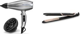 "BaByliss Pro Digital ST393E" 2200 W profesionalus plaukų džiovintuvas su jonų technologija ir keramine danga, pagamintas Italijoje, 6000E ir "Super Smooth 235" tiesintuvai su jonų technologija 140 °C - 235 °C