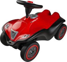 "Big Bobby Car Next 2.0" (raudonas) - važinėjantis automobilis nuo 1 metų su LED šviesa, daiktadėže, garsiniu vairu, "Whisper" padangomis ir naujomis funkcijomis, transporto priemonė 1-5 metų vaikams (ne daugiau kaip 50 kg)