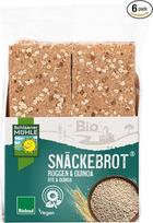 "Bohlsener Mühle" užkandžių duona "Rye & Quinoa", 200 g (6 vnt.)