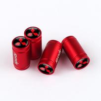 4Pcs Car Wheel Tire Valve Caps Rim Stem Dust-proof Covers Accessories For Mitsubishi 9 Ralliart X ASX L200 Colt Outlander Pajero raudona