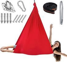 "Chihee Aerial Yoga Hammock Swing Set" Minkštas patvarus audinys Jogos tempimo fitneso diržas Visiška tvirtinimo įranga visiems fitneso ir kultūrizmo lygiams 280 x 150 cm