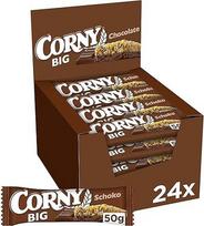 "Corny Big Chocolate" grūdų batonėlis su žemės riešutais ir šokoladu, didelė pakuotė, 24 x 50 g