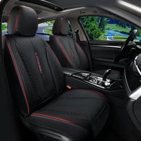"Coverado" automobilio sėdynių užvalkalas, automobilio sėdynių užvalkalai, priekinės sėdynės, raudonos spalvos sėdynių užvalkalai, "Nappa" oda, vandeniui atsparus automobilio sėdynių užvalkalas, automobilio sėdynių pagalvėlė, automobilio sėdynių apsauga,