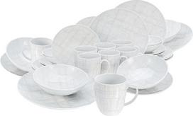"CreaTable", 25798, "Shabby Chic" serija, 32 dalių indų rinkinys, porcelianinių indų rinkinys, tinkamas plauti indaplovėje ir mikrobangų krosnelėje, pagamintas Europoje