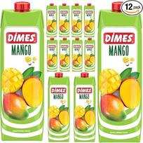 "Dimes" mangų sultys Vaisių sultys 1000 ml x 12 vnt. su "Pufai" Maisto produktai