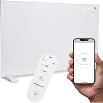 "Dream Heat" 600 W infraraudonųjų spindulių šildytuvas su jutikliniu skydeliu, energijos taupymas, nuotolinis valdymas, "WiFi", programėlės valdymas, laikmačio funkcija, elektrinis šildytuvas, termostatas, elektrinis šildytuvas, šildytuvas, infraraudoniej