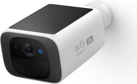 "eufy Security" SoloCam S220, lauko stebėjimo kamera, 2K raiška, lauko stebėjimo kamera, akumuliatorius, saulės baterija, 2,4 GHz "WiFi", be prenumeratos, be mėnesinių išlaidų, nemokamas naudojimas