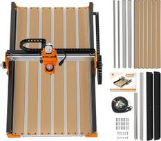 "FoxAlien Masuter 3" Y ašies 4080 prailginimo rinkinys "Masuter 3" CNC frezavimo staklėms, su patobulinta T-formos hibridine spoilboard plokšte, skirta dideliems medžio graviravimo projektams (Y ašies prailginimas iki 800 mm)
