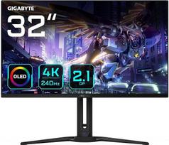 "Gigabyte Aorus FO32U2P" 32 colių OLED žaidimų monitorius - 3840 x 2160 (UHD), 240 Hz, 0,03 ms, 250 cd/m², KVM, "FreeSync Premium Pro", "DisplayHDR True Black 400", "DisplayPort 2.1