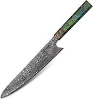 "Gyuto Unique Unique Handle" profesionalus 10 colių japoniškas virėjo peilis VG10, 67 sluoksnių damaskinio plieno peilis 9010016117..