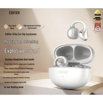 Edifier X Clip Open-Ear Bluetooth Earphones mėnulio baltumo spalva
