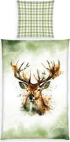 "Herding Home Edition" patalynės užvalkalas "Deer Design" 80 x 80 cm Antklodės užvalkalas 135 x 200 cm su firminiu užtrauktuku 100 % medvilnė Renforcé