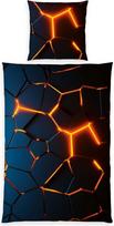 "Herding Young" kolekcijos patalynės užvalkalas "3D Effect Lava Effect" 80 x 80 cm antklodės užvalkalas 155 x 220 cm su užtrauktuku 100 % medvilnė Renforcé