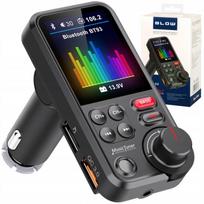 Transmiter Bluetooth 5.0 Fm Zestaw Głośnomówiący Qc3.0 Sd Bass Duży Lcd 24V