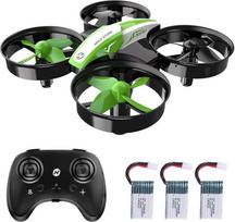 "Holy Stone HS210" mini dronas vaikams ir suaugusiesiems, vidaus žaislas, RC kvadrokopteris su automobilio skraidykle, 3D apvertimo funkcija, 3 baterijomis ir begarsiu režimu