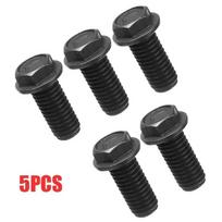 5pcs Saw Blade Screw M8 X 18mm Left Hand Thread Hex Flange For Cutting Machine High Strength And Hardness Not Easy To Rust Tool China Mainland