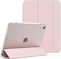 "iPad Air" 11 colių 2026/2025/2024 (M4 M3 M2) dėklas, skirtas "iPad Air" 5/4 kartos 10,9 colių 2022/2020, plonas stovas, kietas galinis apsauginis dangtelis, automatinis miegas / pabudimas, rožinis