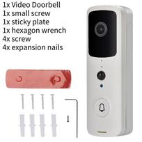 1080p Wireless Smart Video Doorbell V30 With Night Vision And Remote Surveillance balta