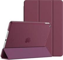 "JETech" dėklas "iPad 9 8 7" (10,2 colio, 2021 2020 2019 m. modelis, 9-oji, 8-oji, 7-oji karta), "Car Sleep Wake" (bordo spalvos)