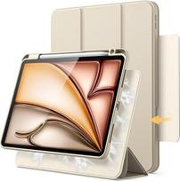 "JETech" magnetinis nuimamas dėklas "iPad Air" 11 colių M4/M3/M2 (2026/2025/2024), "iPad Air 5th/4th" su rašiklio laikikliu, nuimamu besisukančiu dangteliu, portreto/landšafto stovu (poliarinė žvaigždė)