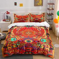 Sunburst, eagle, and mandalas. Bedding sets Duvet cover sets Duvet covers Pillowcases(1 * Duvet Cover 2 * Pillowcases, without duvet insert) 135x200cm