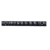 Wall Mounted Multi-functional Storage Rack Professional Hexagon Key Stand  Heavy Duty Tool 6-18