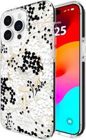 "Kate Spade New York iPhone 15 Pro Max" dėklas, suderinamas su "MagSafe" - "Multi Floral Black and White