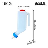 Goat Feeder Bottle Goat Water Feeder With Scale Hangable Lamb Bottle For Farm Barn Ranch Fence Outdoor Livestock Dwarf Doeling