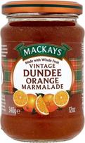 "Mackays Classic Dundee" apelsinų uogienė (340g) - 2 pakuotės