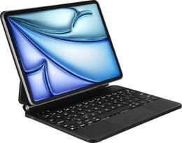 "Magic Keyboard" 10,9 colių "iPad Air" (5, 4 kartos) dėklas su klaviatūra, skirtas "iPad Pro" 11 colių (3/2/2/1st kartos), plaukiojančio stovo dizainas, magnetinė klaviatūra su pelės manipuliatoriumi, QWERTY išdėstymas anglų kalba