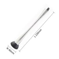 HEC CURTA 304 Stainless Steel Cocktail Ice Muddler