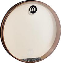 "Meinl Percussion" FD18SD-TF Jūrų būgno būgno rėmas su ožkos odos ir plastiko kailio deriniu, 45,72 cm (18 colių) skersmens, afrikietiškos rudos spalvos
