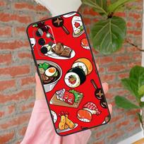 Kawaii Sushi Pattern Case For Samsung Galaxy A55 A35 A25 A15 A53 A33 A13 A51 A71 A12 A32 A52 A14 A34 A54 Cover Samsung A25