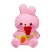 Easter New Bunny Cake Toppers Cute Rabbit Carrot Happy Birthday Cake Decoration For Kids 1St Birthday Party Supplies Baby Shower One Size