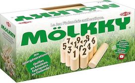 "Mölkky Tactic" lauko žaidimas - originalus medinis mėtymo žaidimas