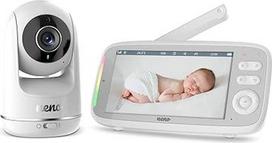 "Neno Vista" vaizdo monitorius su kamera ir 5 colių monitoriumi - HD 720p, pasukamas 330°/135° kampu, naktinio matymo IR, VOX režimas, dvipusis garsas, temperatūros rodymas, priartinimas, 8 lopšinės, 50 m atstumas