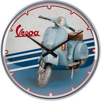 "Nostalgic-Art" retro sieninis laikrodis, skersmuo 31 cm, "Vespa" - ikona - dovanų idėja motorolerių gerbėjams, originalus licencijuotas produktas (OLP), didelis virtuvės laikrodis, senovinis dizainas