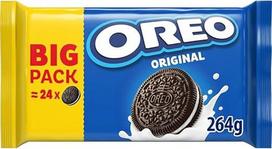 "OREO Original" - 9 uncijos - traškūs kakavos sausainiai su gardžiu vanilės skonio grietinėlės įdaru