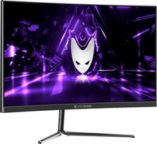 "Oversteel" - "Krypto" žaidimų monitorius QLED 27 colių QHD (2560 x 1440), VA skydelis, 16:9, išlenktas R1500, 1 ms, 144 Hz, 2x HDMI, ekrano prievadas, juodas
