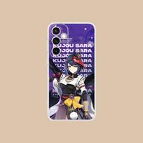 Game GI Kujou Sara Mobile Phone Case for Samsung Galaxy S25 S24 S23 S22 S21Plus FE Ultra Clear Colorful Cover Cover Luxury Galaxy S21 5G