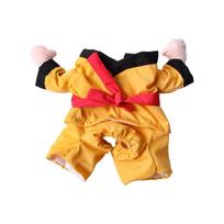 Funny Pet Transformational Outfit Breathable Pet Kung Fu Suit Cat Cosplay Costume  Cosplay Event M geltona