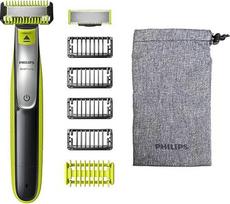 "Philips OneBlade" veido ir kūno modelis QP2630/30, skirtas bet kokio ilgio plaukams kirpti, modeliuoti, skusti, yra 1 originalus peiliukas ir 6 kirpimo priedai
