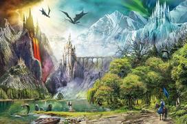 "Ravensburger" Drakonų viešpatavimas 3000 dalių dėlionė