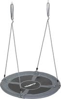 "Relaxdays Nest Swing", apvalios kabančios sūpynės, XL, iki 300 kg, vaikams ir suaugusiesiems, reguliuojamos, lauko, skersmuo: 100 cm, pilkos spalvos