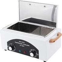 "Retoo" karšto oro dezinfekavimo sterilizatorius 300 W 220 °C su laikmačiu, sausas karštis, aukštos temperatūros sterilizatorius, sterilizatorius kosmetikai, pėdų priežiūros studijoms, kirpykloms, kirpykloms, nagų įrankiams, baltas