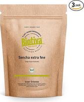 "Sencha" ekologiška žalioji arbata 3 kg (3 x 1 kg) - Aukščiausia kaina - švelni, šiek tiek žolės, švelniai rauginta ir gėlėta - "Fairbiotea" sertifikatas - išpilstyta ir kontroliuojama Vokietijoje "Biotiva