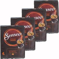 "Senseo Caramel" kavos padeliai, karamelės skonio, kavos padeliai kavos aparatams, aromatinga kava, 128 padeliai