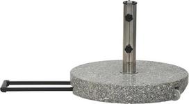 "Siena" sodo vežimėlis 431522 Granito skėčių stovas 40 kg apvalus su Trollis sistema Skersmuo 50 x aukštis 8 cm