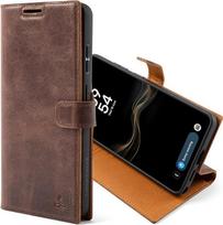 "Snakehive" "Samsung Galaxy S26 Ultra Leather Flip Case" dangtelis su kortelių lizdais ir stovo funkcija (rudas)